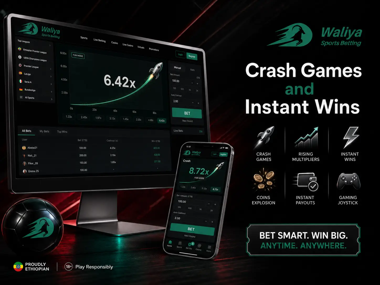 Crash Games and Instant Wins