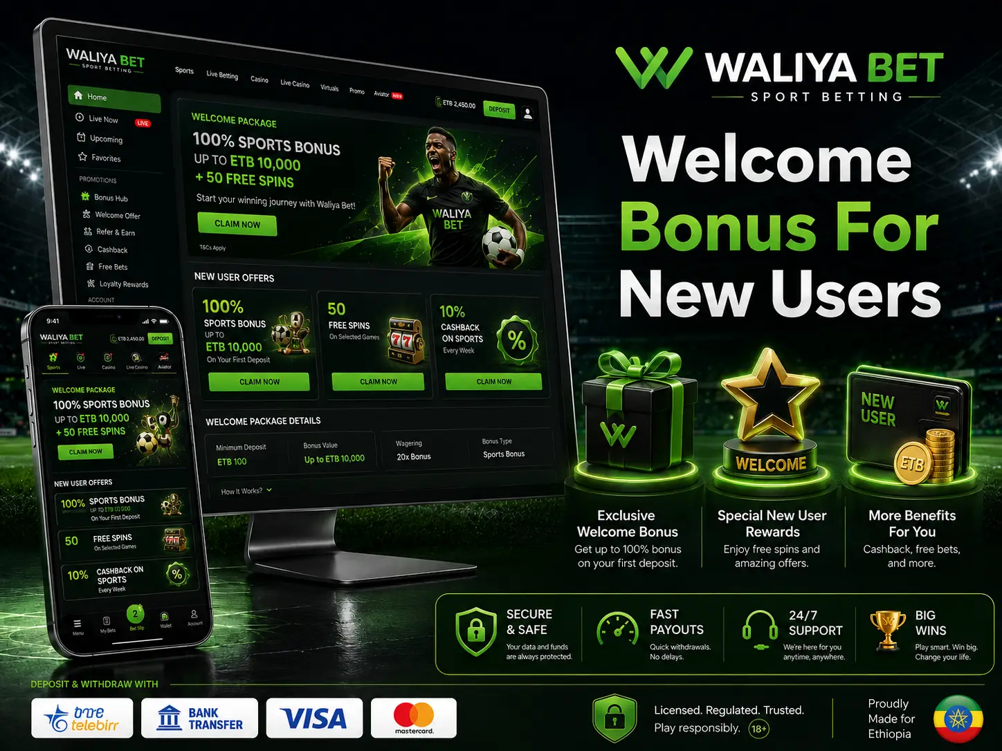 Welcome Bonus For New Users