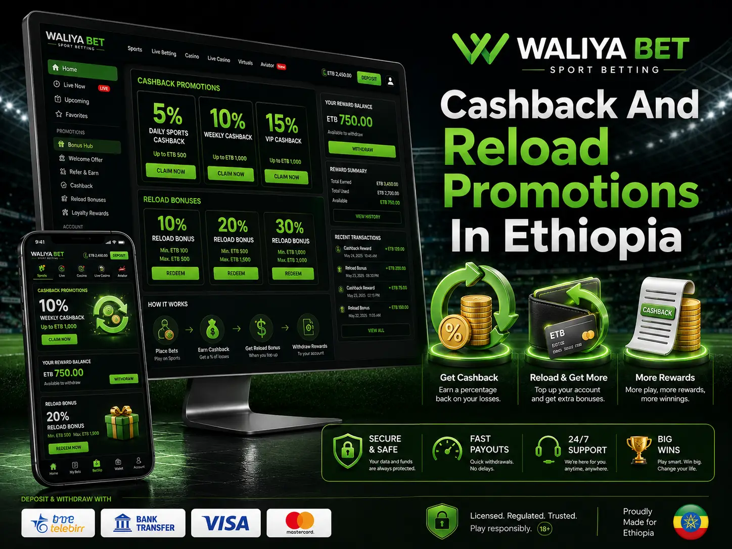 Cashback And Reload Promotions